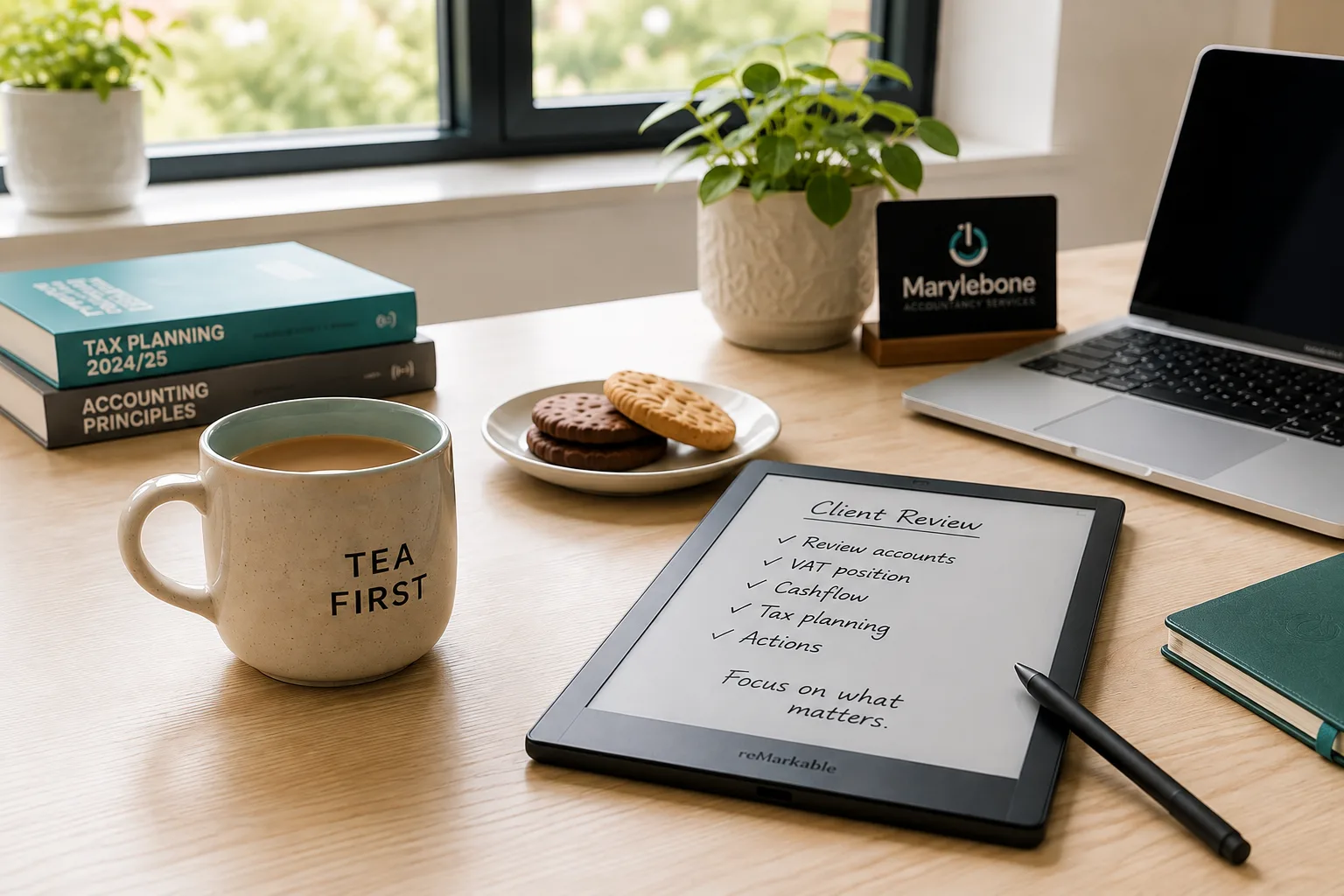 Marylebone Accountancy Services office